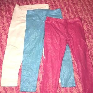 Toddler Metallic Legging bundle